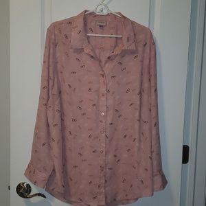 Pink Glasses Soft Button Shirt